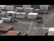 Container Truck Unloaded TIMELAPSE 1745